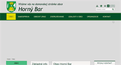 Desktop Screenshot of hornybar.sk